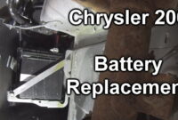 2013 Chrysler 200 Battery