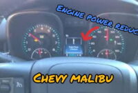 Engine Power Reduced Chevy Malibu 2018
