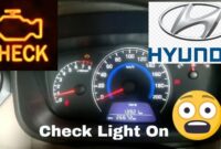 Hyundai Malfunction Indicator Light Stays On