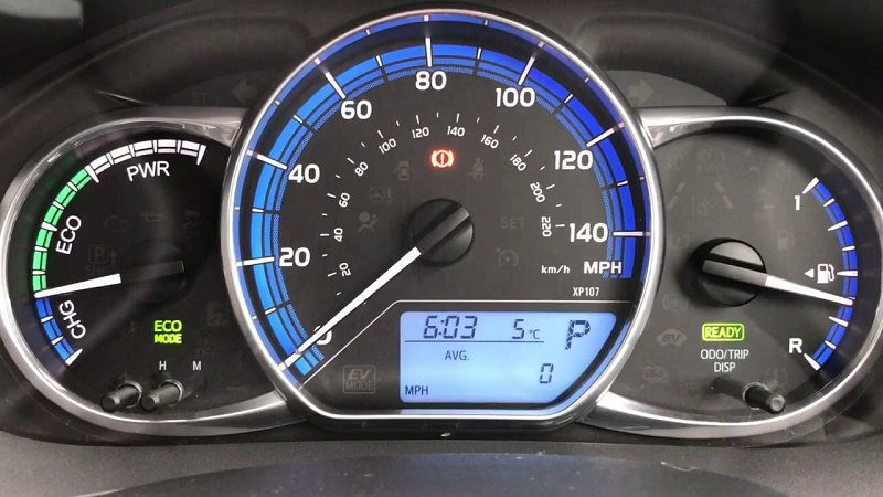 Toyota Yaris Fuel Level Indicator