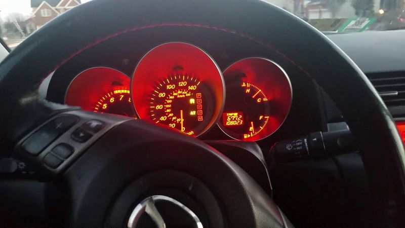 Mazda 3 At Light