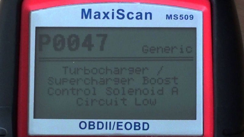 P0047 TurbochargerSupercharger Boost Control A Circuit Low