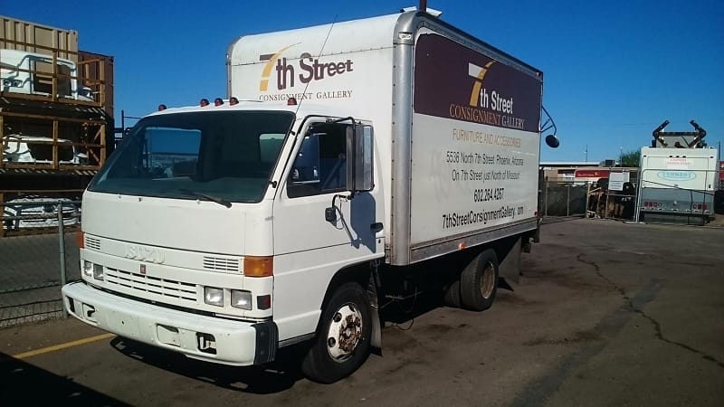 Salvage Box Truck for Sale