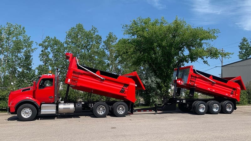 Dump Truck Pup Trailer for Sale
