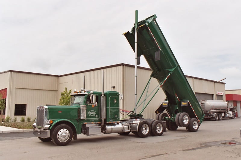 End Dump Truck and Trailer for Sale