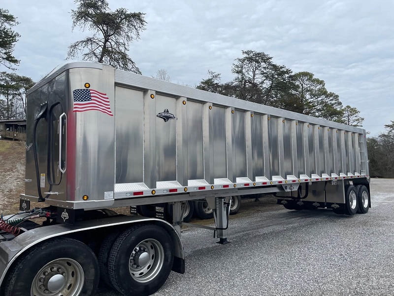 End Dump Truck and Trailer for Sale