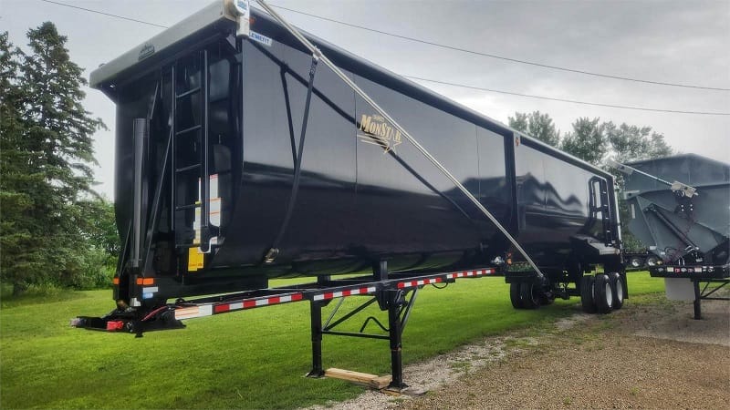 End Dump Truck and Trailer for Sale