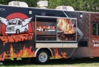 Food Trucks with Grill and Fryer for Sale