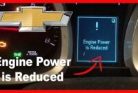 Engine Power Reduced Chevy Equinox