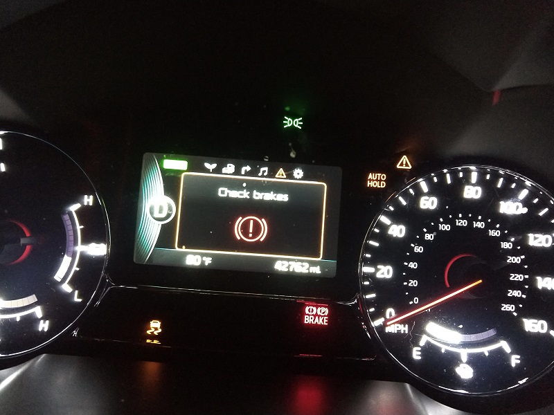 KIA Brake System Warning Light