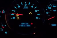 Service Stabilitrak Chevy Equinox