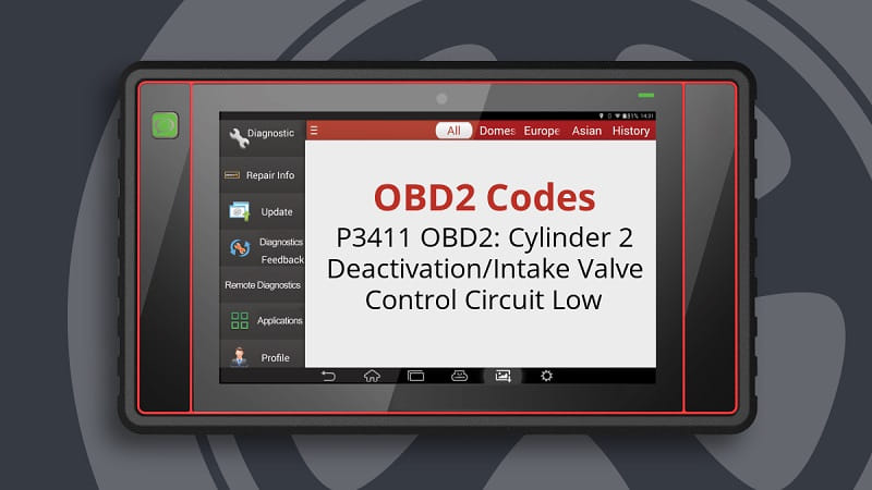 P3417 Cylinder 3 Deactivation Intake Valve Control Circuit Open